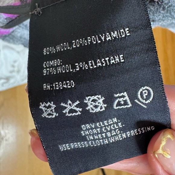 New Carlisle Open Wool Weave Crop Zip Front Jacket - Picture 5 of 5